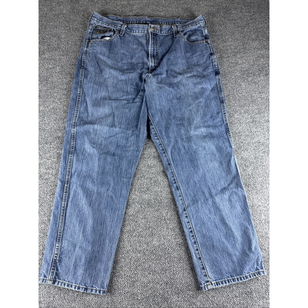 Cinch ED Locker Stock Jeans Men 40x32 Blue Denim Bootcut Workwear Distressed‎